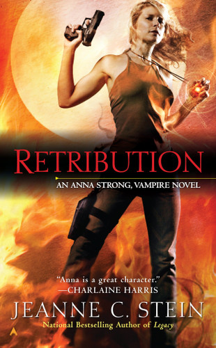 Retribution ("An Anna Strong, Vampire Novel") book cover by Jeanne C. Stein