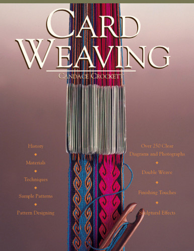 Card Weaving book cover by Candace Crockett