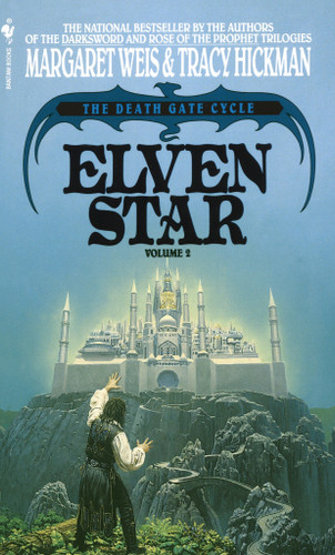 Elven Star: The Death Gate Cycle, Volume 2 (A Death Gate Novel) book cover by Margaret Weis, Tracy Hickman