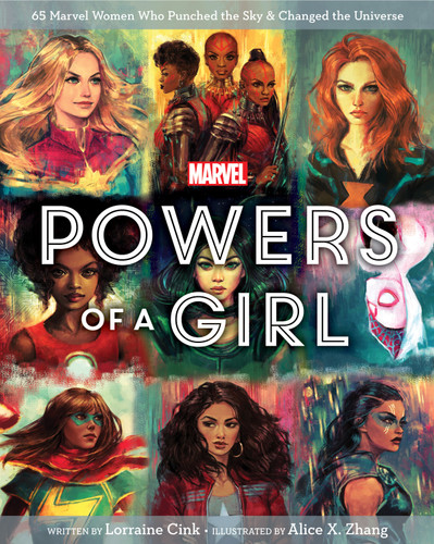 Marvel: Powers of a Girl book cover by Lorraine Cink