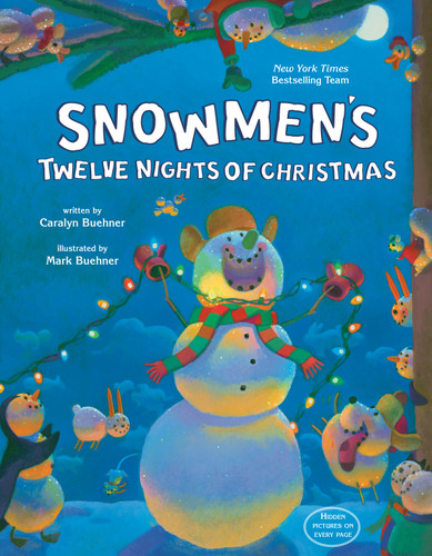 Snowmen's Twelve Nights of Christmas book cover by Caralyn Buehner