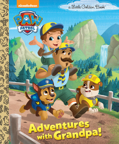 Adventures with Grandpa! (PAW Patrol) (Little Golden Book) book cover by Golden Books