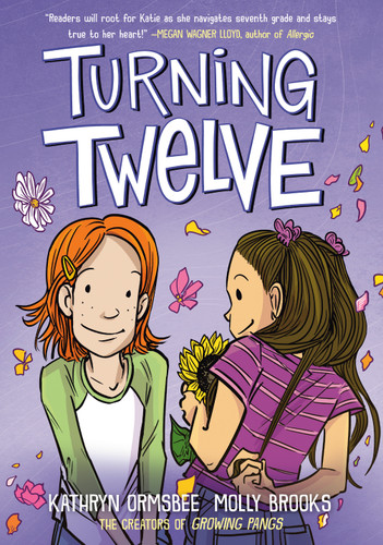 Turning Twelve: (A Graphic Novel) (From the Universe of Growing Pangs) book cover by Kathryn Ormsbee