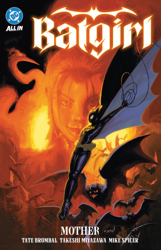 Batgirl Vol. 1: Mother book cover by Tate Brombal