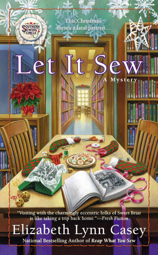 Let It Sew (Southern Sewing Circle Mystery) book cover by Elizabeth Lynn Casey