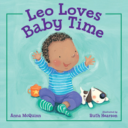 Leo Loves Baby Time (Leo Can!) book cover by Anna McQuinn