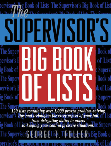 The Supervisor's Big Book of Lists book cover by George Fuller
