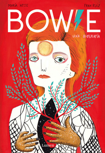 Bowie. Una biografía / Bowie. A Biography book cover by María Hesse, Fran Ruiz