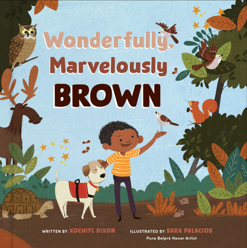 Wonderfully, Marvelously Brown book cover by Xochitl Dixon