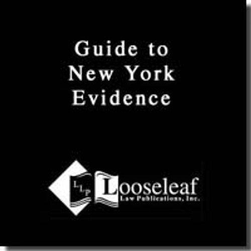 Guide to New York Evidence Cover