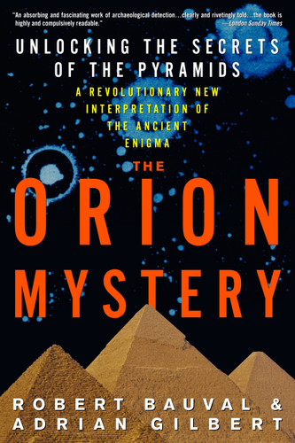 The Orion Mystery: Unlocking the Secrets of the Pyramids book cover by Robert Bauval, Adrian Gilbert