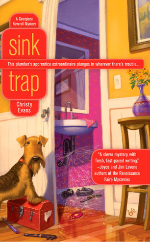 Sink Trap (A Georgiana Neverall Mystery) book cover by Christy Evans