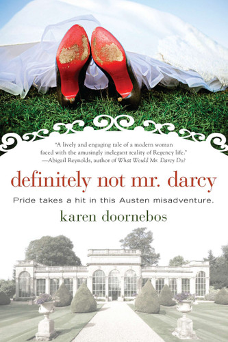 Definitely Not Mr. Darcy book cover by Karen Doornebos