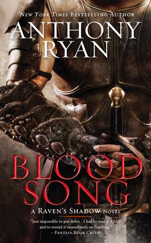 Blood Song (A Raven's Shadow Novel) book cover by Anthony Ryan