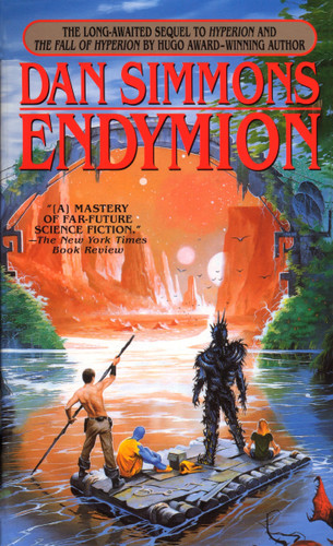 Endymion (Hyperion Cantos) book cover by Dan Simmons