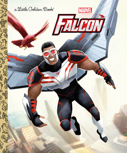 The Falcon (Marvel Avengers) (Little Golden Book) book cover by Frank Berrios