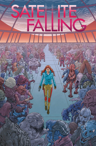 Satellite Falling book cover by Steve Horton