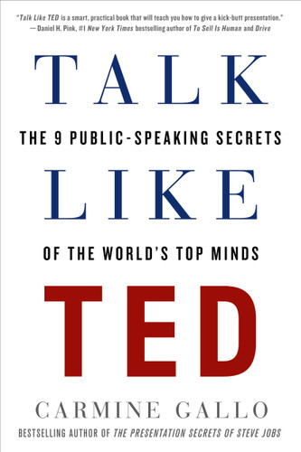 Talk Like TED: The 9 Public-Speaking Secrets of the World's Top Minds book cover by Carmine Gallo