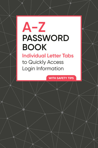 A-Z Password Book: Individual Letter Tabs to Quickly Access Login Information book cover by Zeitgeist