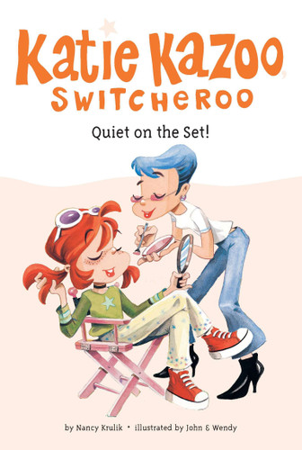 Quiet on the Set! #10 (Katie Kazoo, Switcheroo) book cover by Nancy Krulik