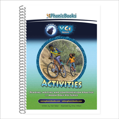 Phonic Books Moon Dogs VCe Spellings Activities: Photocopiable Activities Accompanying Moon Dogs VCe Spellings Books for Older Readers (Silent "e") (Phonic Books Catch-Up Decodable Readers) book cover by Phonic Books
