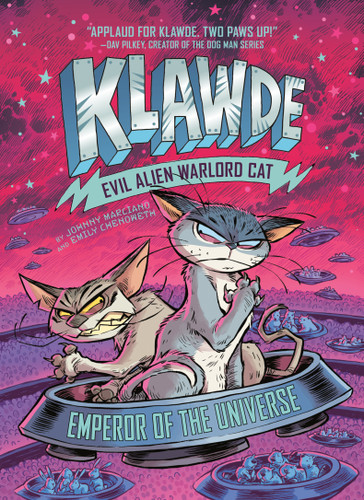 Klawde: Evil Alien Warlord Cat: Emperor of the Universe #5 (Klawde: Evil Alien Warlord Cat) book cover by Johnny Marciano, Emily Chenoweth