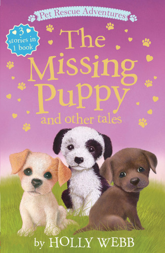The Missing Puppy and Other Tales: The Missing Puppy; The Homeless Puppy; The Runaway Puppy (Pet Rescue Adventures) book cover by Holly Webb