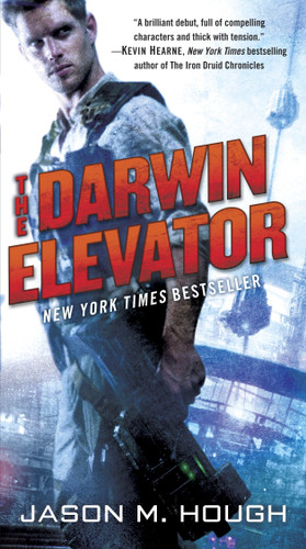 The Darwin Elevator (The Dire Earth Cycle) book cover by Jason M. Hough