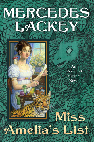 Miss Amelia's List (Elemental Masters) book cover by Mercedes Lackey