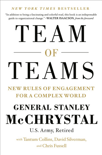 Team of Teams: New Rules of Engagement for a Complex World book cover by General Stanley McChrystal, Tantum Collins, David Silverman, Chris Fussell