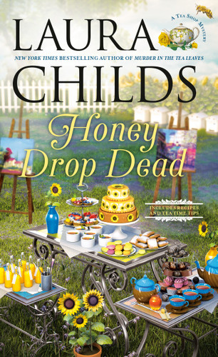 Honey Drop Dead (A Tea Shop Mystery) book cover by Laura Childs