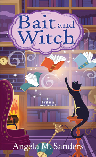 Bait and Witch (Witch Way Librarian Mysteries) book cover by Angela M. Sanders