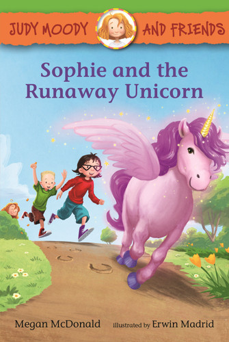 Judy Moody and Friends: Sophie and the Runaway Unicorn (Judy Moody and Friends) book cover by Megan McDonald