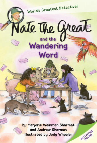Nate the Great and the Wandering Word (Nate the Great) book cover by Marjorie Weinman Sharmat, Andrew Sharmat