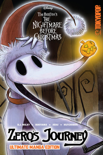 Disney Manga: Tim Burton's The Nightmare Before Christmas - Zero's Journey (Ultimate Manga Edition) book cover by D.J. Milky