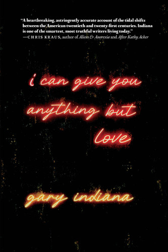 I Can Give You Anything But Love book cover by Gary Indiana