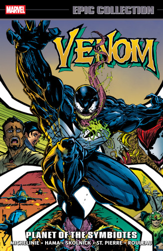 Venom Epic Collection: Planet Of The Symbiotes book cover by Larry Hama