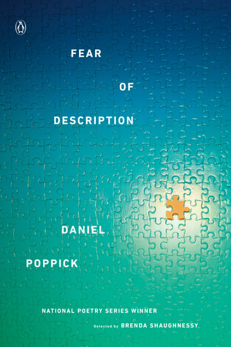 Fear of Description (Penguin Poets) book cover by Daniel Poppick