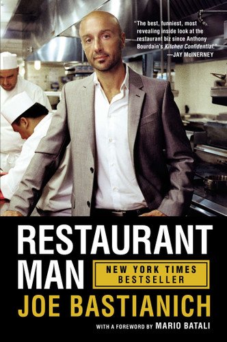Restaurant Man book cover by Joe Bastianich