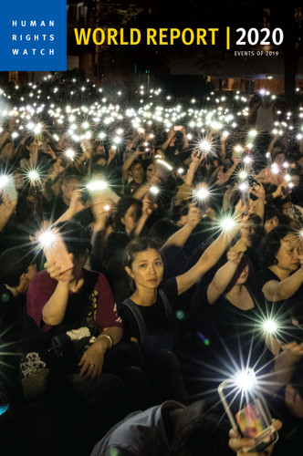 World Report 2020: Events of 2019 book cover by Human Rights Watch