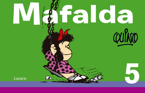 Mafalda 5 (Spanish Edition) (Mafalda) book cover by Quino