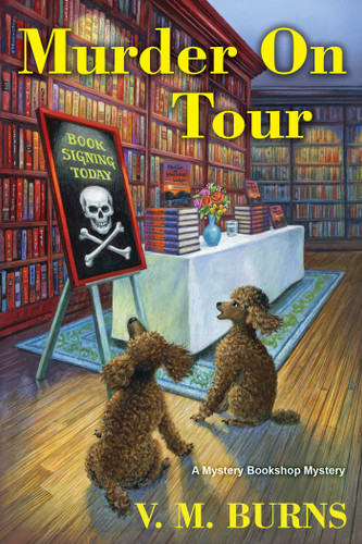 Murder on Tour (Mystery Bookshop) book cover by V.M. Burns
