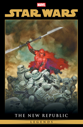 Star Wars Legends: The New Republic Omnibus Vol. 3 Dave Dorman Crimson Empire Cover book cover by Mike Richardson, Randy Stradley