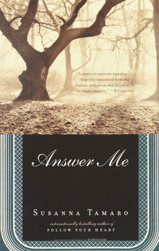Answer Me book cover by Susanna Tamaro