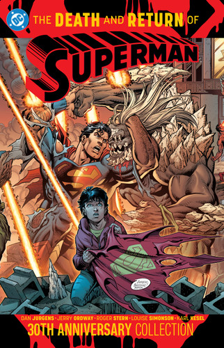 The Death and Return of Superman 30th Anniversary Collection book cover by Roger Stern