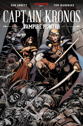 Captain Kronos: Vampire Hunter book cover by Dan Abnett