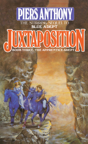 Juxtaposition (Apprentice Adept) book cover by Piers Anthony