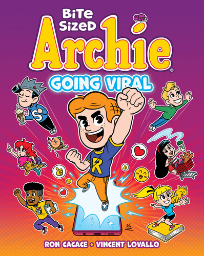 Bite Sized Archie: Going Viral book cover by Ron Cacace