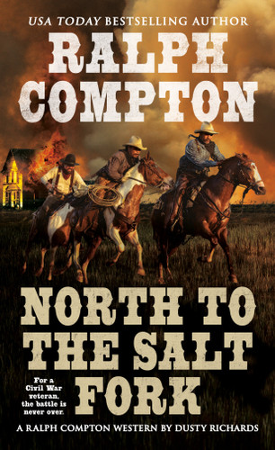 Ralph Compton North to the Salt Fork (A Ralph Compton Western) book cover by Dusty Richards, Ralph Compton