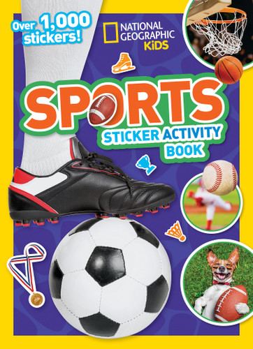National Geographic Kids Sports Sticker Activity Book: Over 1,000 Stickers! (NGK Sticker Activity Books) book cover by National Geographic Kids